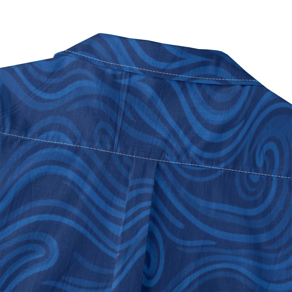 CAD File Market Ocean Line Currents Deep Blue Coastal Resort Shirt - Sunset Edition product image 4