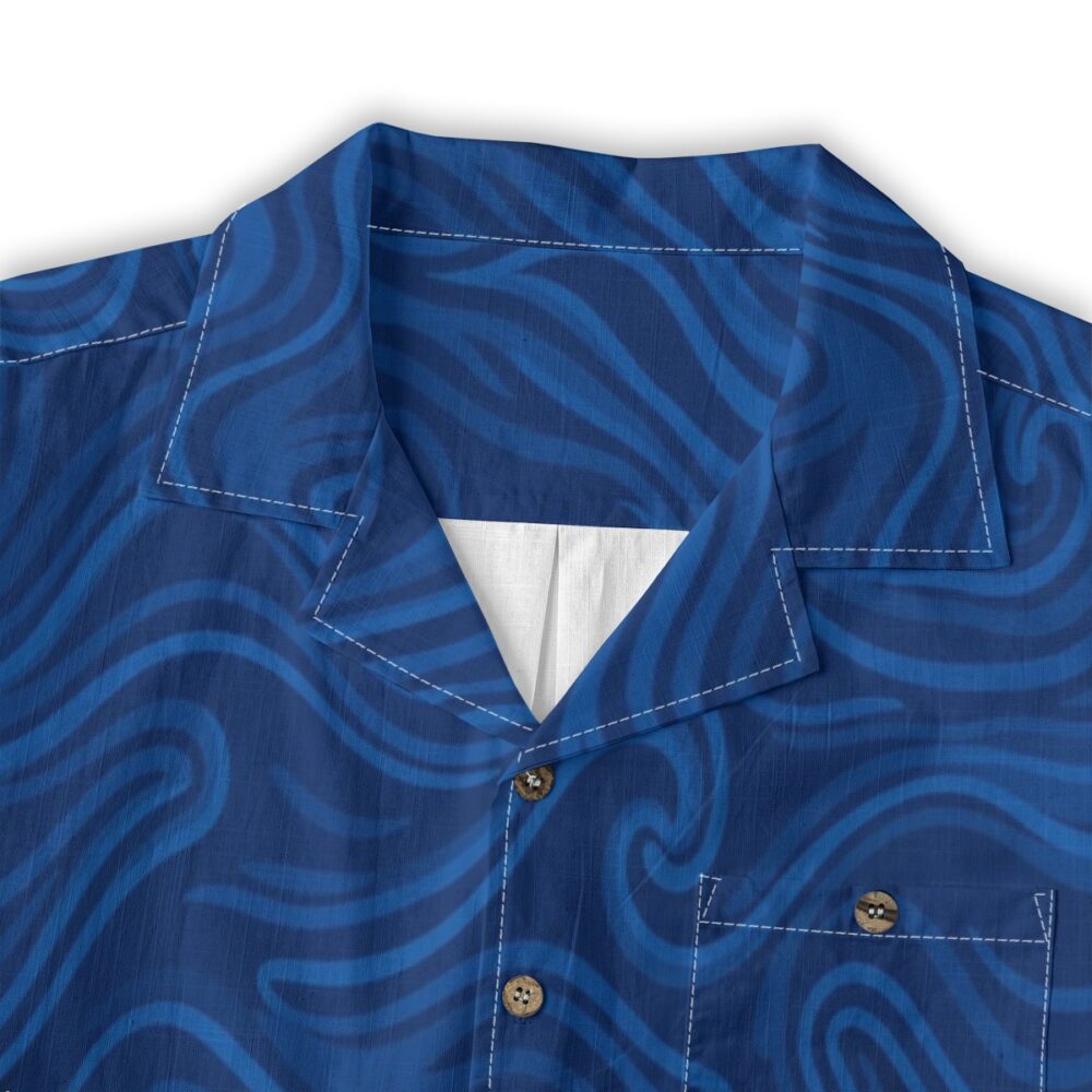CAD File Market Ocean Line Currents Deep Blue Coastal Resort Shirt - Sunset Edition product image 3