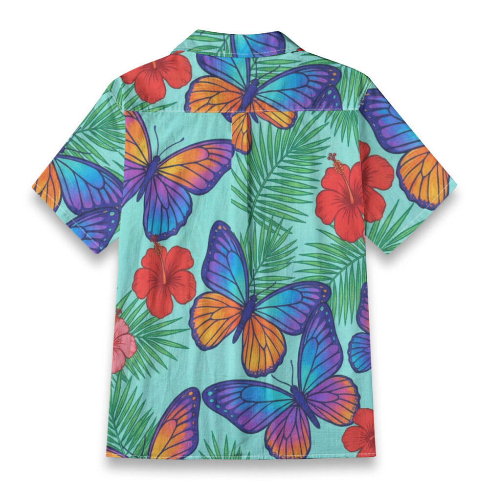 CAD File Market Tropical Butterfly Floral Shirt – Insects Aloha Shirt - Summer Edit product image 2