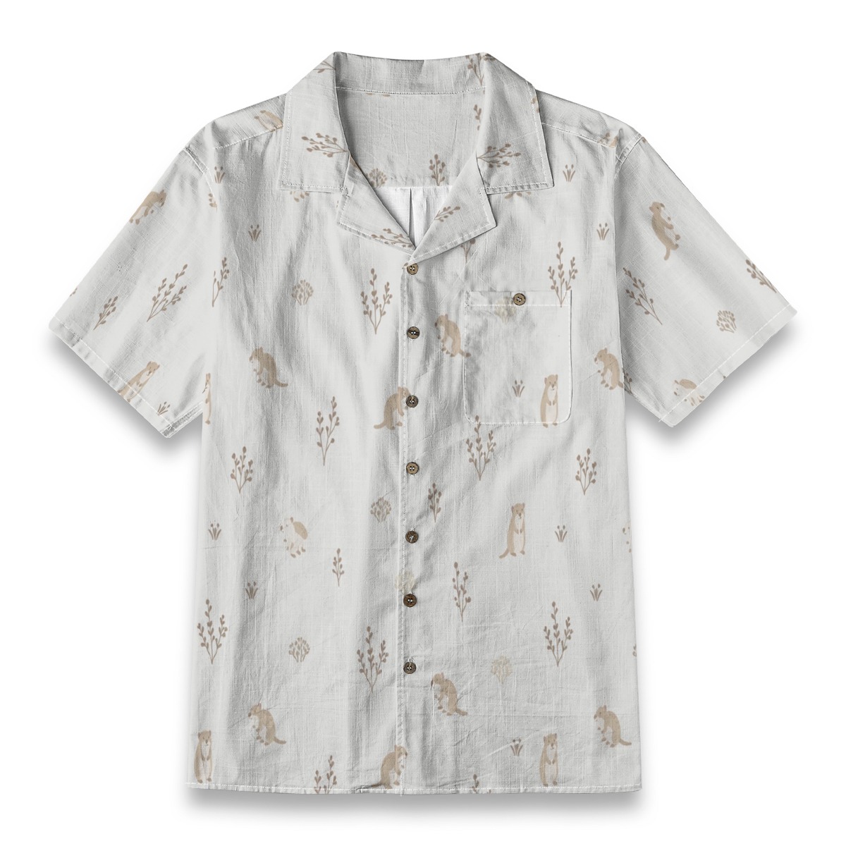 CAD File Market Ocelot Jungle Wild Cat Tropical Shirt - Coastal Select