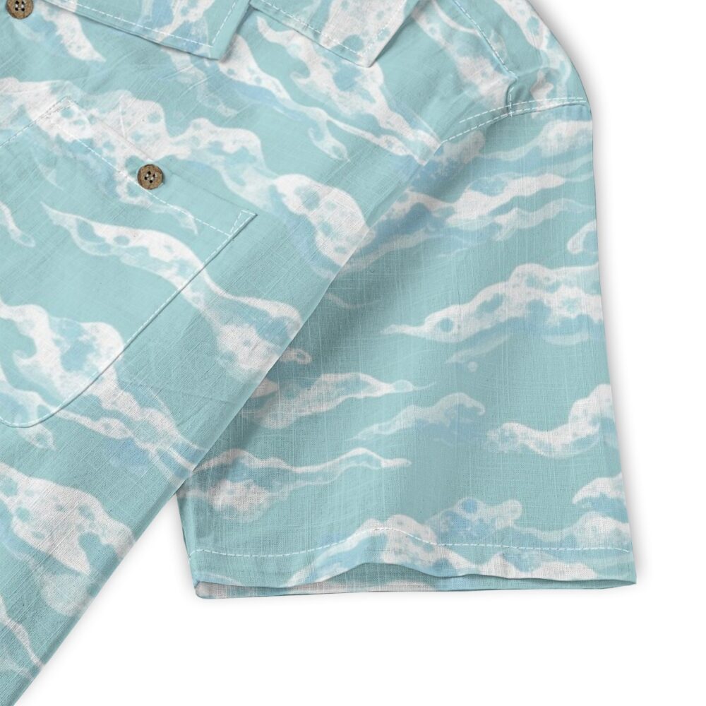 CAD File Market Foam Tide Layers Soft Aqua Beach Shirt - Coastal Select product image 5
