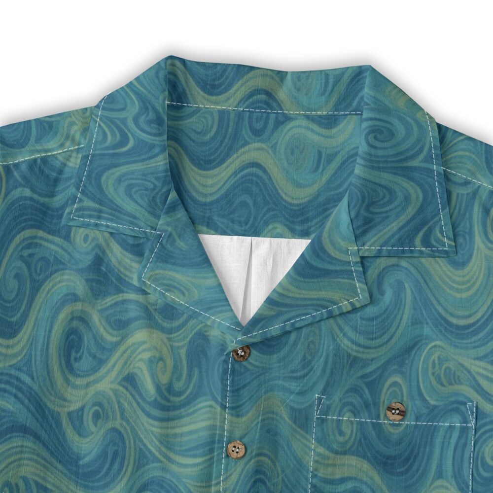 CAD File Market Sea Echo Currents Layered Ocean Resort Shirt - Travel Cut product image 3