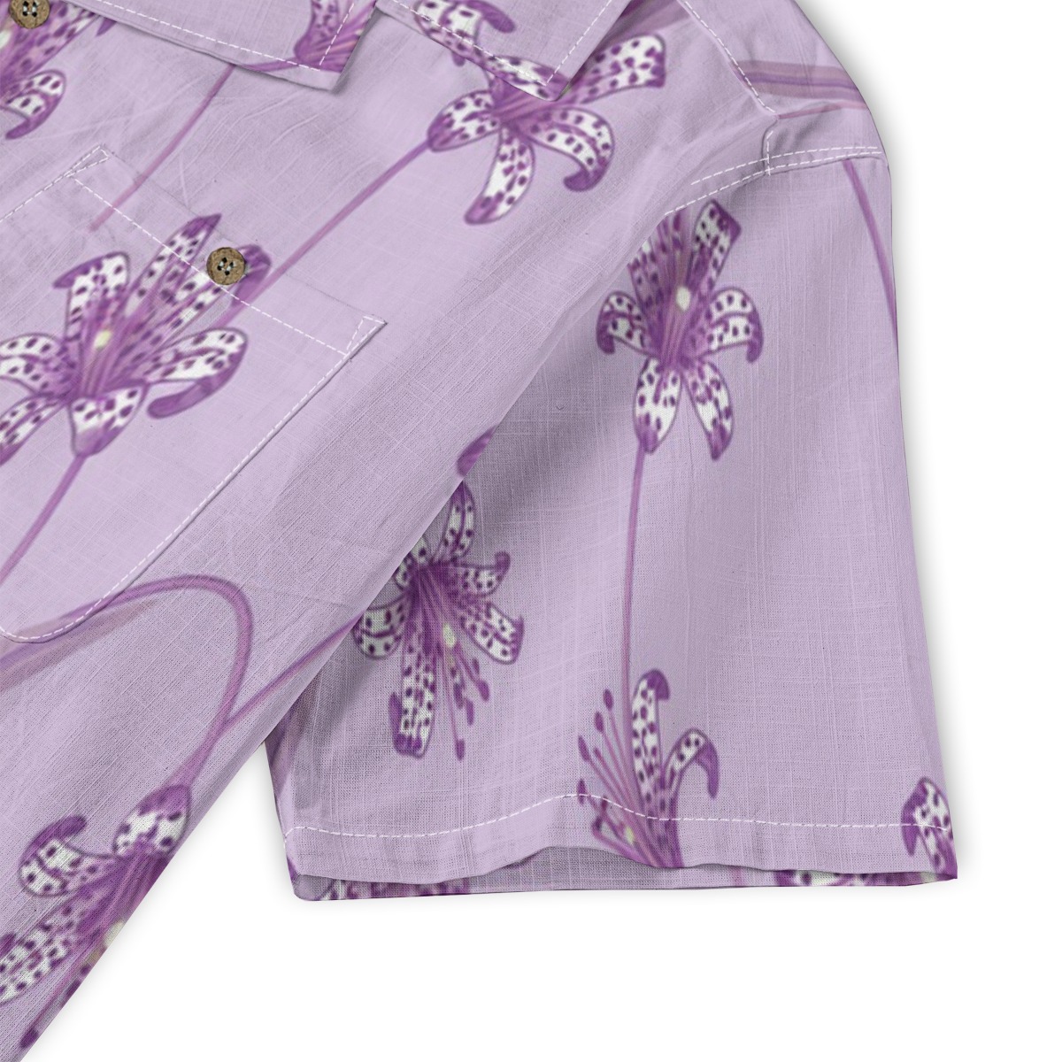 309833-2351de54-4a50-47b2-be0b-30bf521b8135.jpeg CAD File Market Toad Lily Lavender Exotic Floral Island Shirt - Island Reserve product image 5