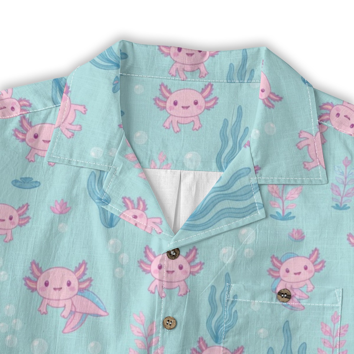 309833-384d6460-f76d-43ed-ab4d-d61018b9aa1c.jpeg CAD File Market Axolotl Cute Aquatic Pattern Tropical Aloha Shirt - Island Reserve product image 3