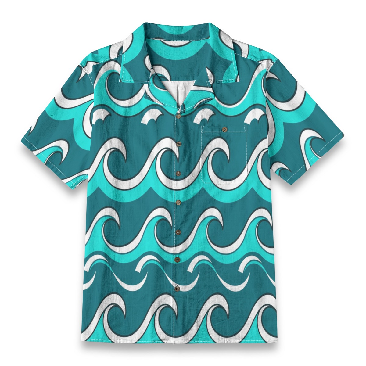 CAD File Market Coastal Rocks Ocean Texture Beach Shirt - Boardwalk Select