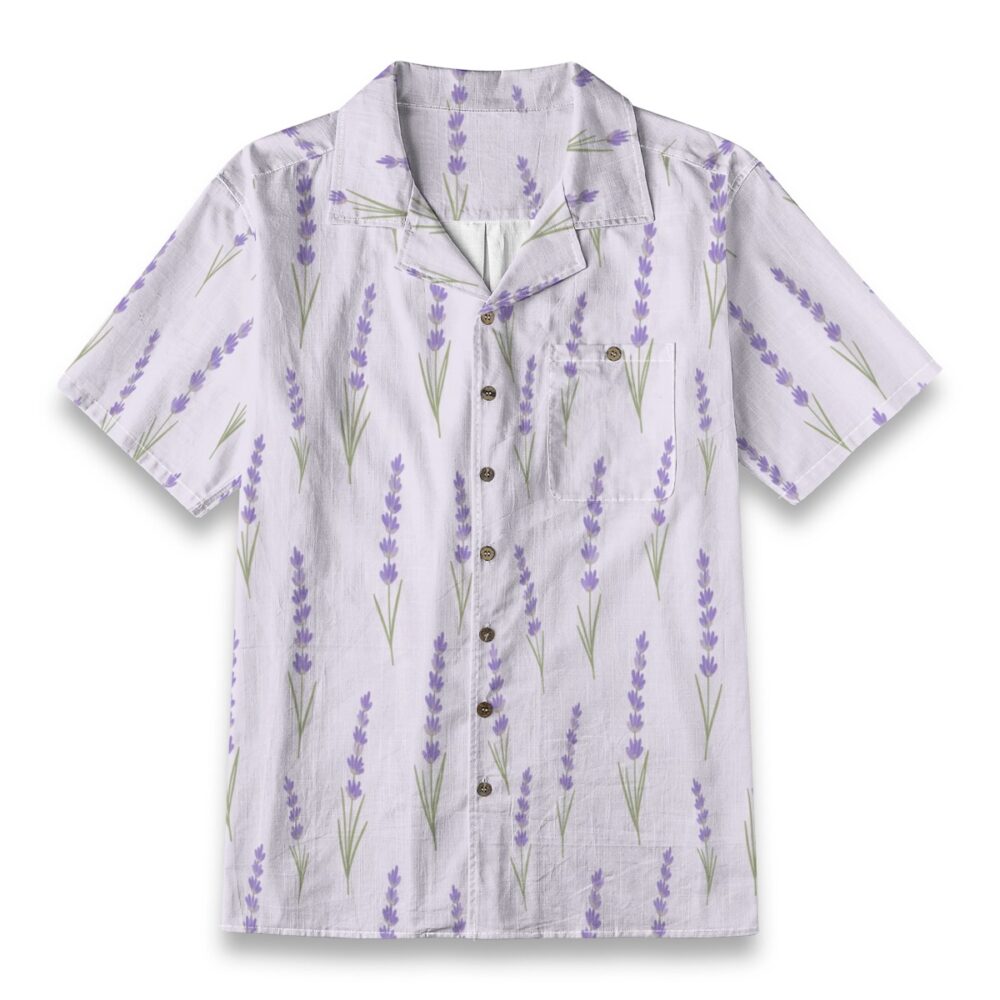 CAD File Market Calm Lavender Field Floral Summer Shirt - Archive Edition product image 1