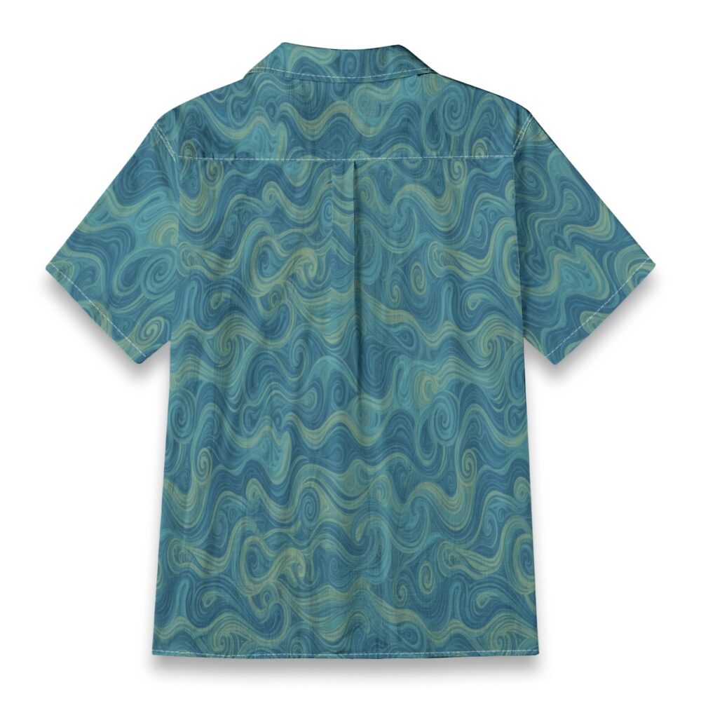 CAD File Market Sea Echo Currents Layered Ocean Resort Shirt - Travel Cut product image 2