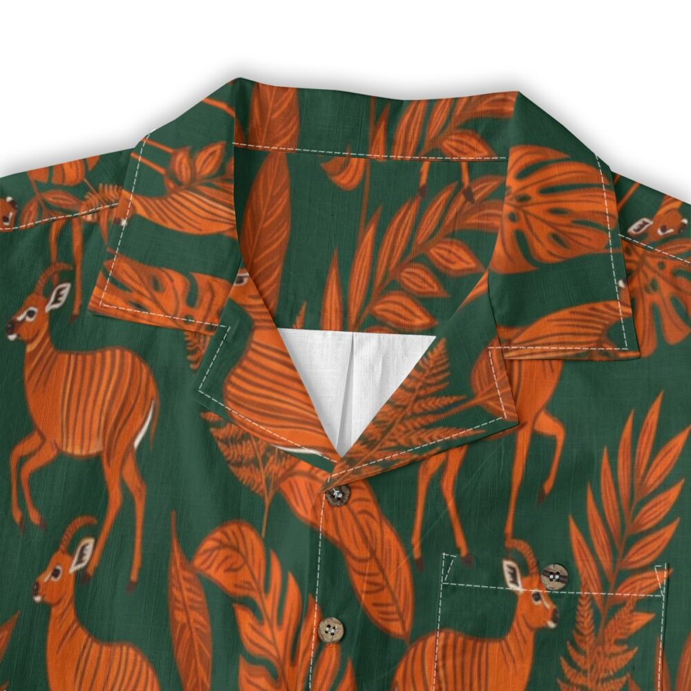CAD File Market Bongo Striped Jungle Deep Green Tropical Shirt - Weekend Edition product image 3