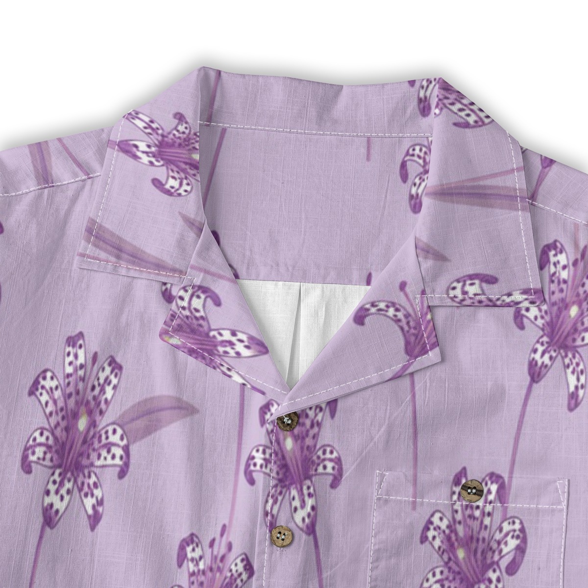 309833-8b43f9cf-a375-412e-a83b-48d1310e6935.jpeg CAD File Market Toad Lily Lavender Exotic Floral Island Shirt - Island Reserve product image 3