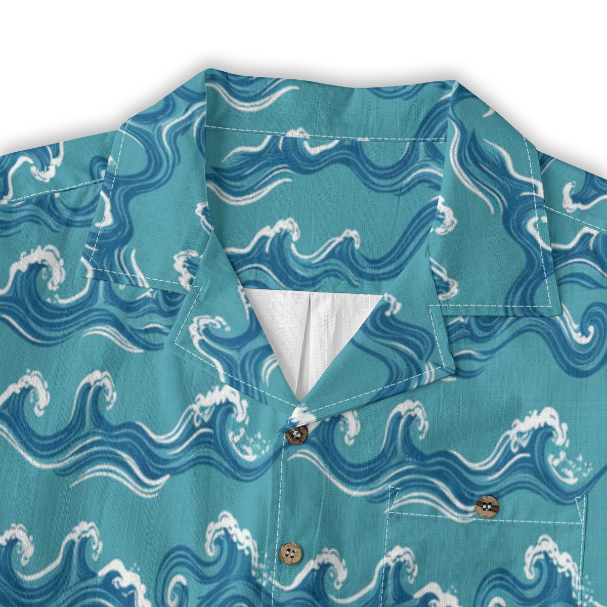 309833-a11dc1ef-e976-4754-bfff-50fe51694ef6.jpeg CAD File Market Tidal Flow Patterns Teal Ocean Resort Shirt - Coastal Select product image 3