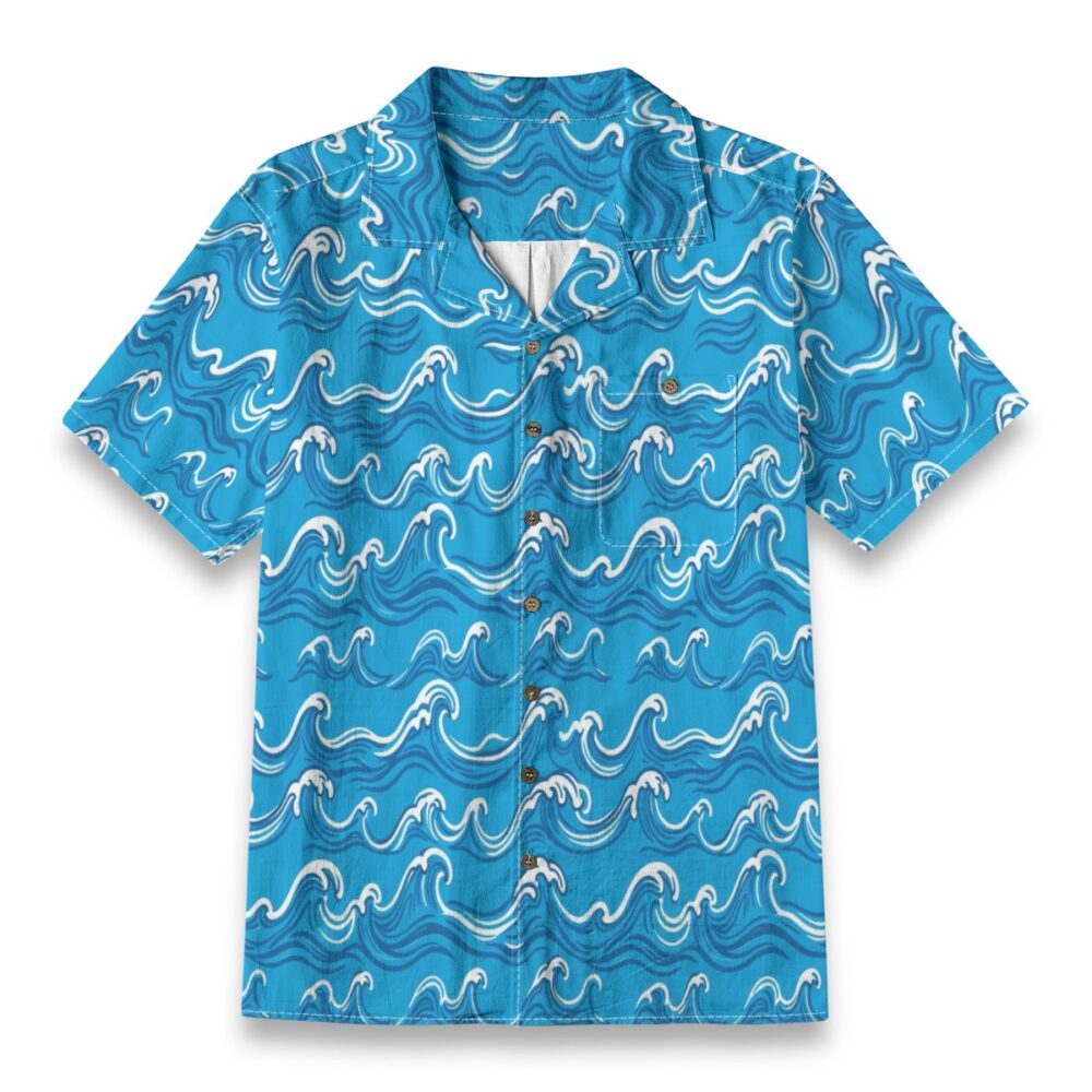 CAD File Market Sea Pulse Motion Dynamic Ocean Beach Shirt - Travel Cut product image 1
