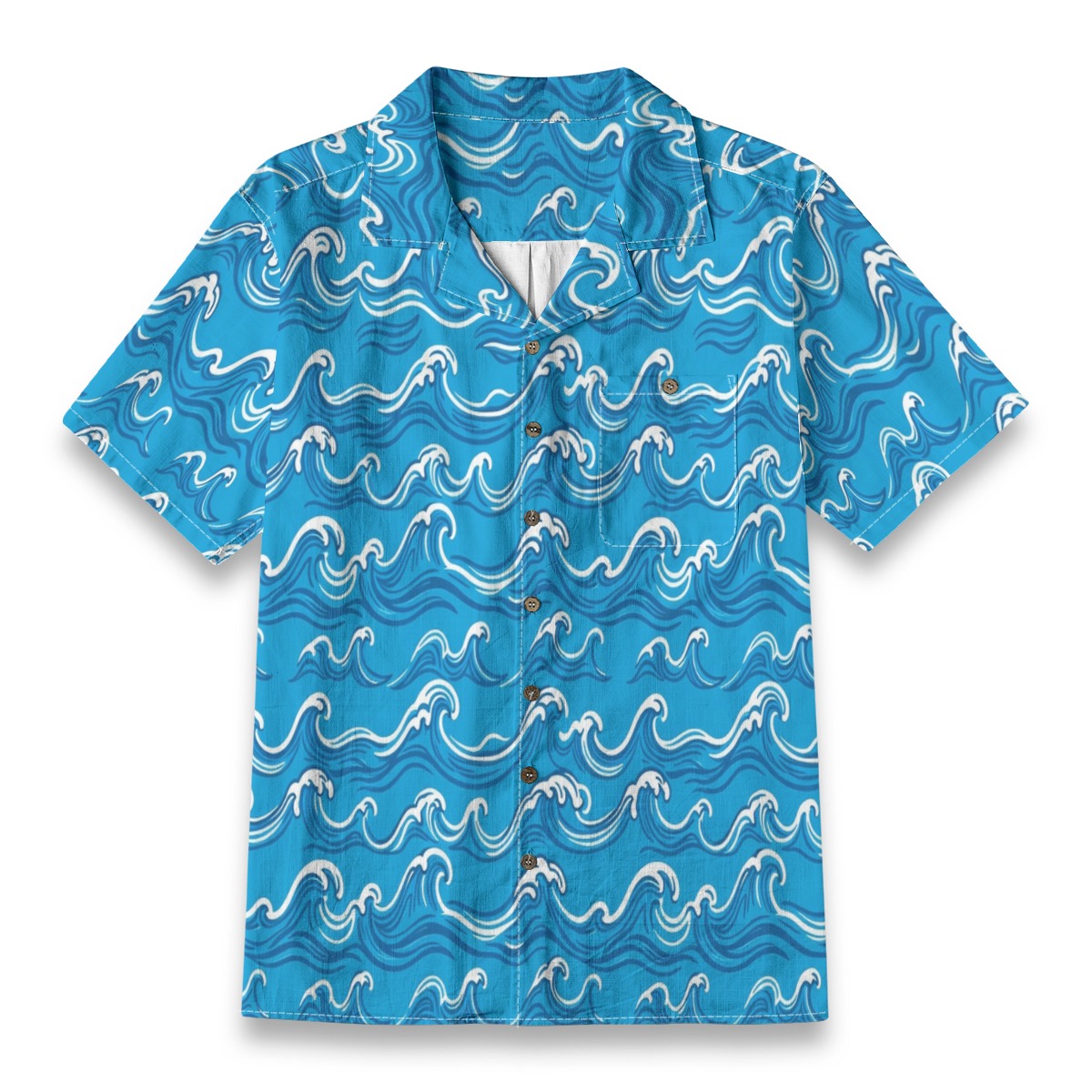 CAD File Market Sea Pulse Motion Dynamic Ocean Beach Shirt - Travel Cut