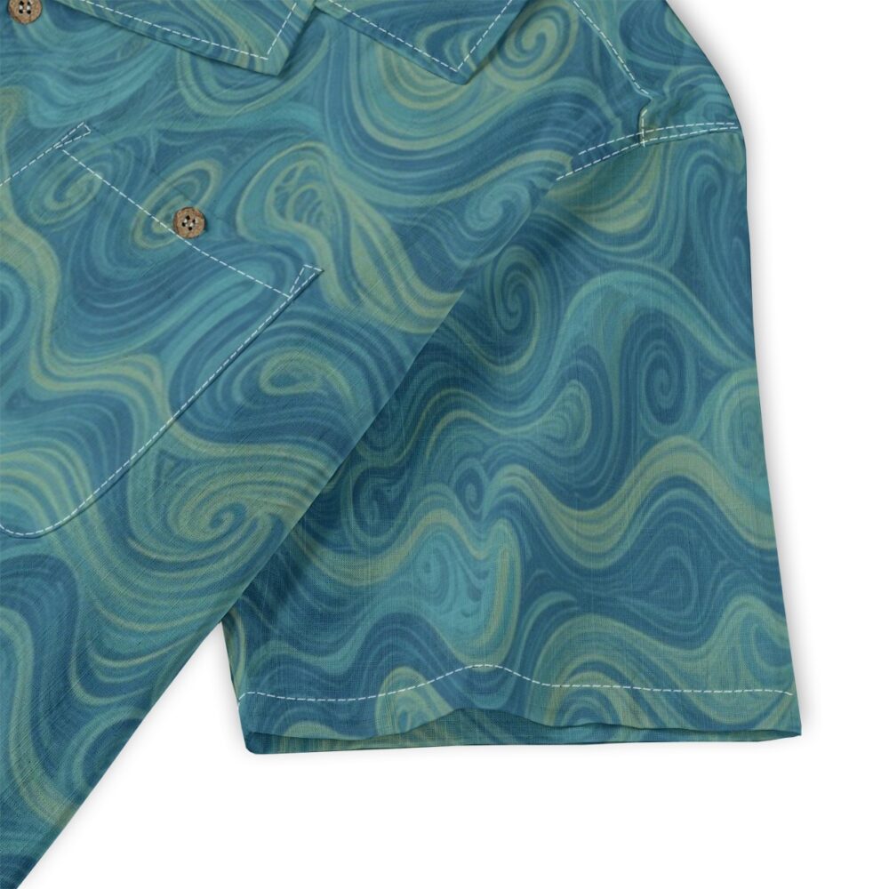 CAD File Market Sea Echo Currents Layered Ocean Resort Shirt - Travel Cut product image 5