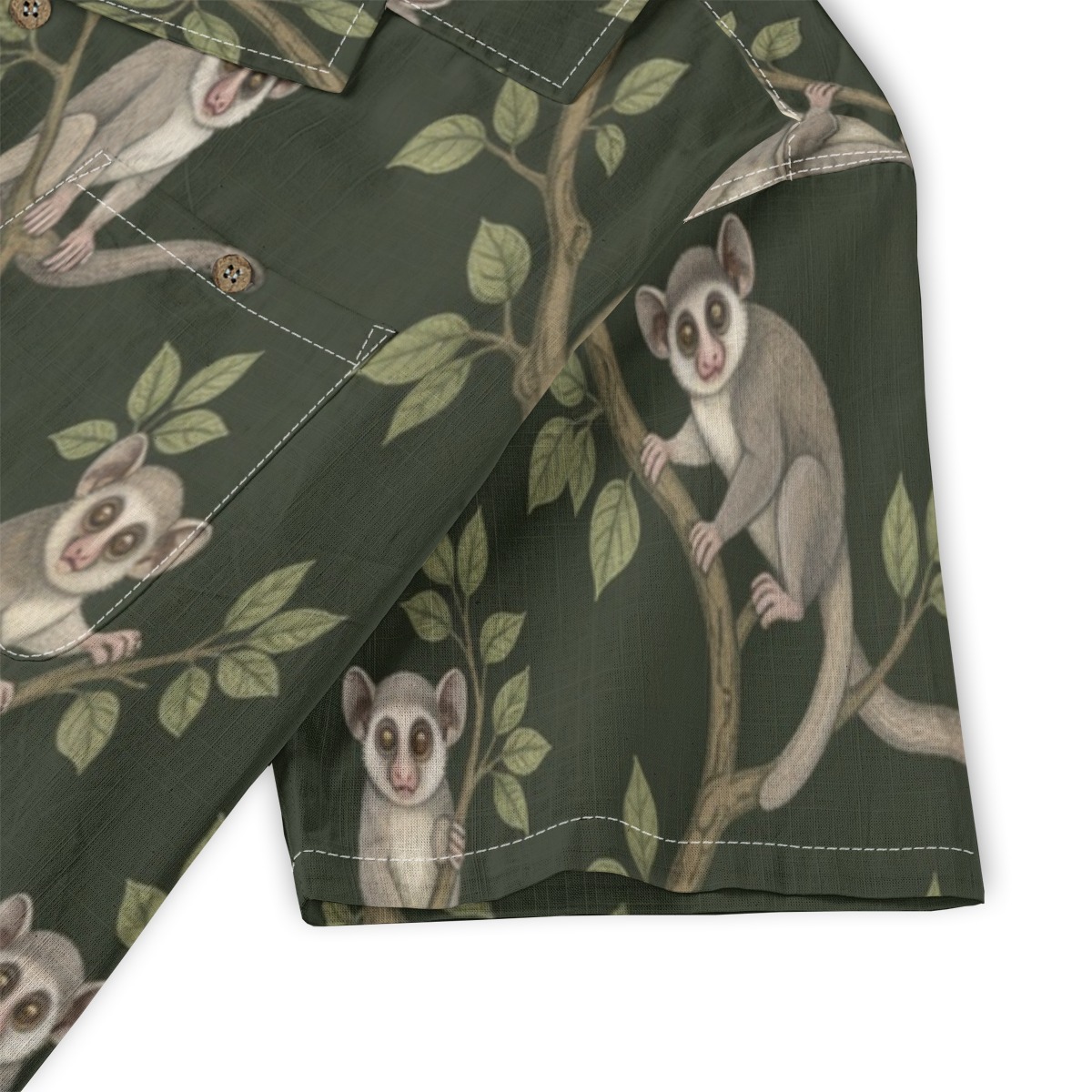 309833-c744676d-3748-4808-a9a5-e8d84e35dc18.jpeg CAD File Market Galago Night Jungle Calm Tropical Shirt - Summer Edit product image 5
