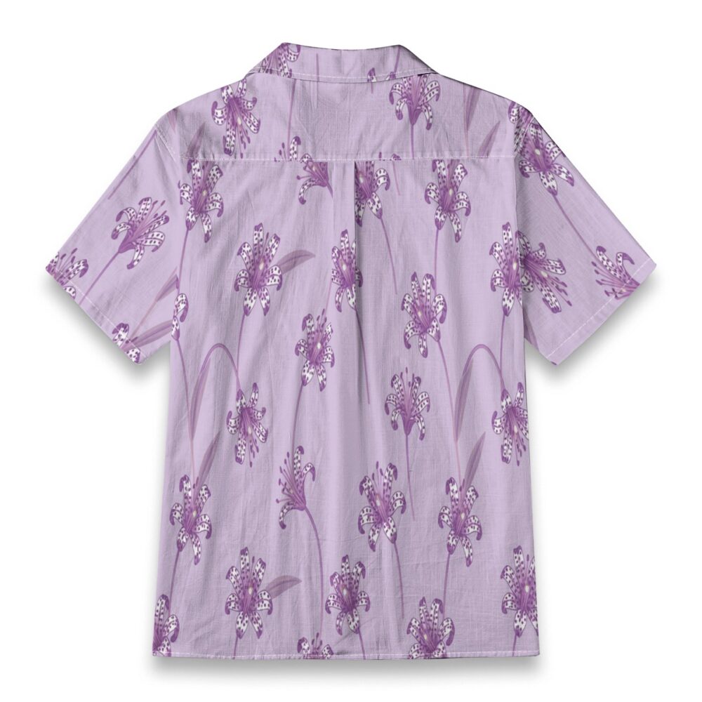 CAD File Market Toad Lily Lavender Exotic Floral Island Shirt - Island Reserve product image 2