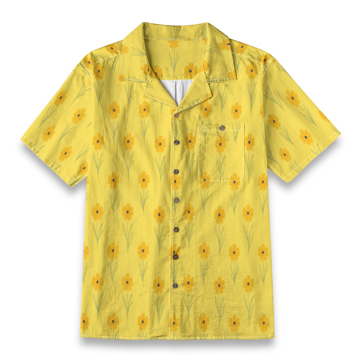 CAD File Market Coreopsis Bright Floral Summer Tropical Shirt - Weekend Edition