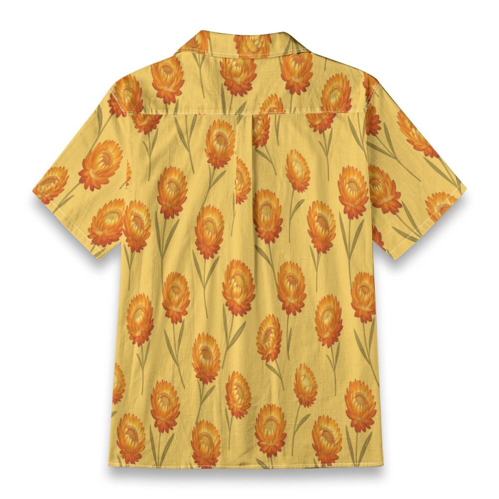 CAD File Market Xerochrysum Golden Bloom Bright Floral Island Shirt - Gallery Drop product image 2