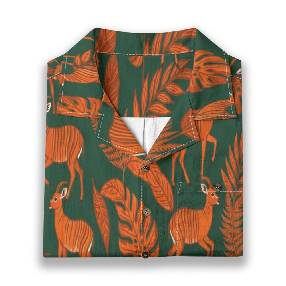 CAD File Market Bongo Striped Jungle Deep Green Tropical Shirt - Weekend Edition product image 6