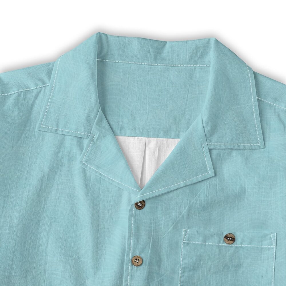 CAD File Market Ocean Ripple Lines Soft Aqua Beach Shirt - Boardwalk Select product image 3